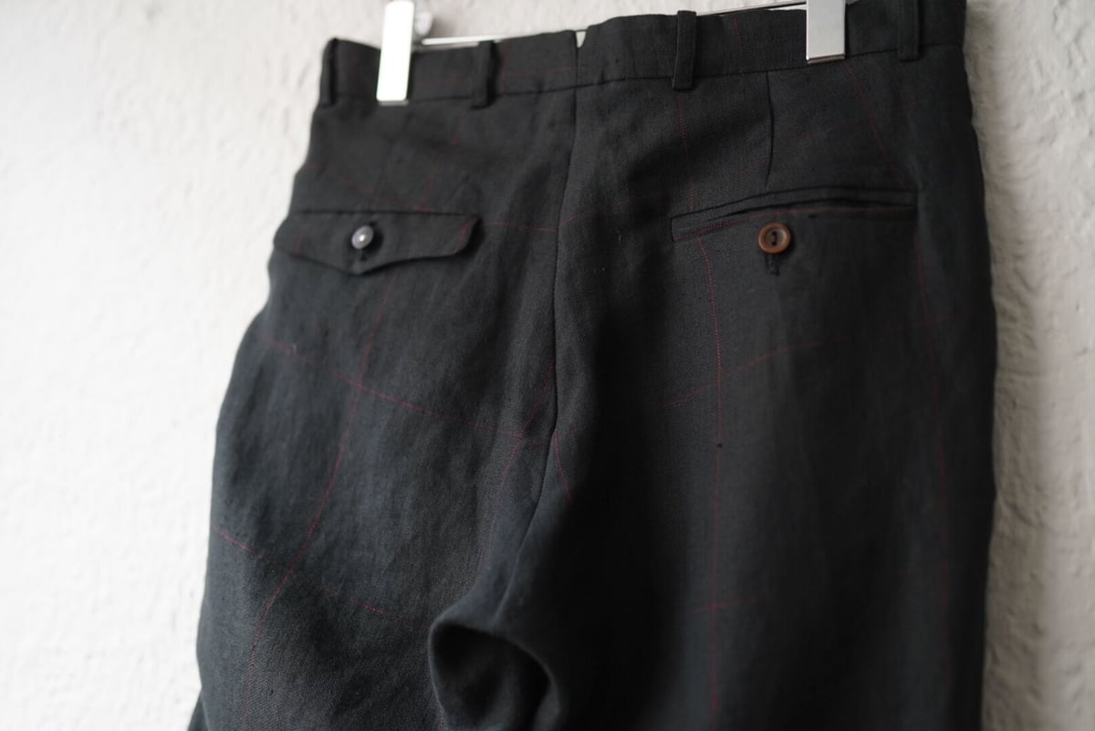 22SS リネントラウザーズパンツ / ARCHIVIO J.M.Ribot 22SS リネントラウザーズパンツ / ARCHIVIO J.M.Ribot