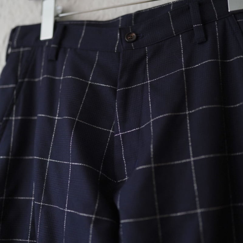 20AW ウィンドウペンチェックサルエルパンツ / sulvam(サルバム 20AW ウィンドウペンチェックサルエルパンツ / sulvam(サルバム