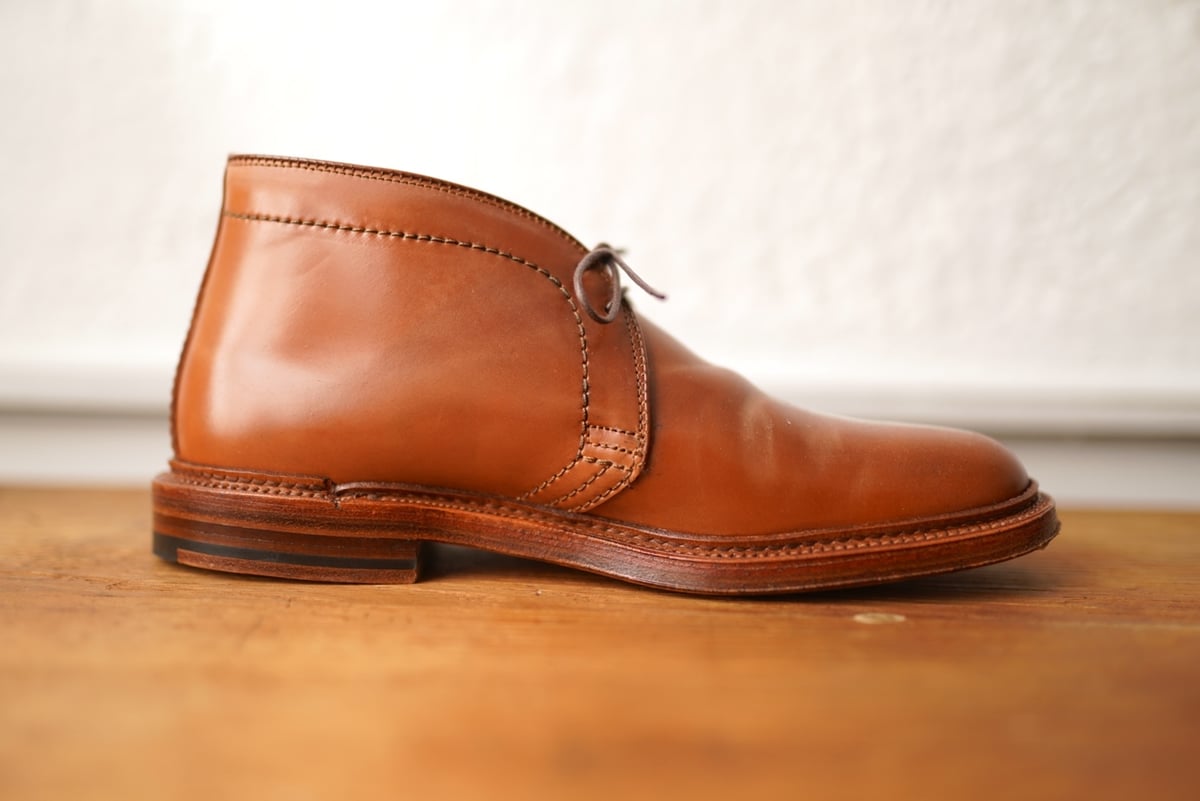 ウイスキーコードヴァンレザーチャッカブーツ 7D / Alden ウイスキーコードヴァンレザーチャッカブーツ 7D / Alden