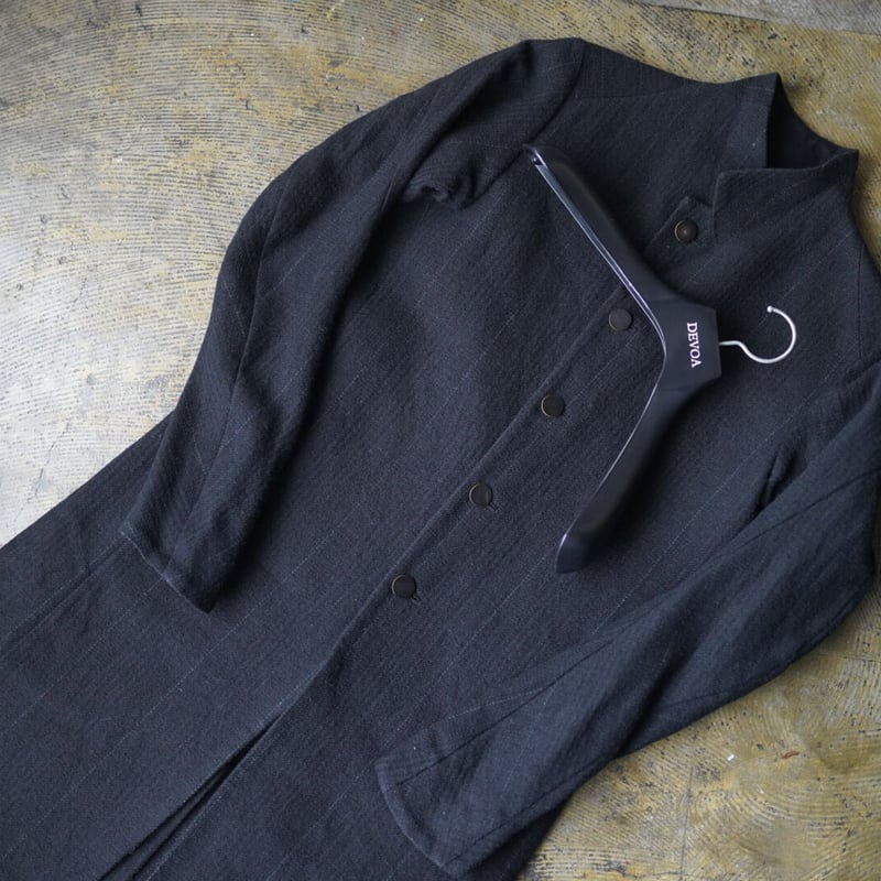 DEVOA コート ストライプ