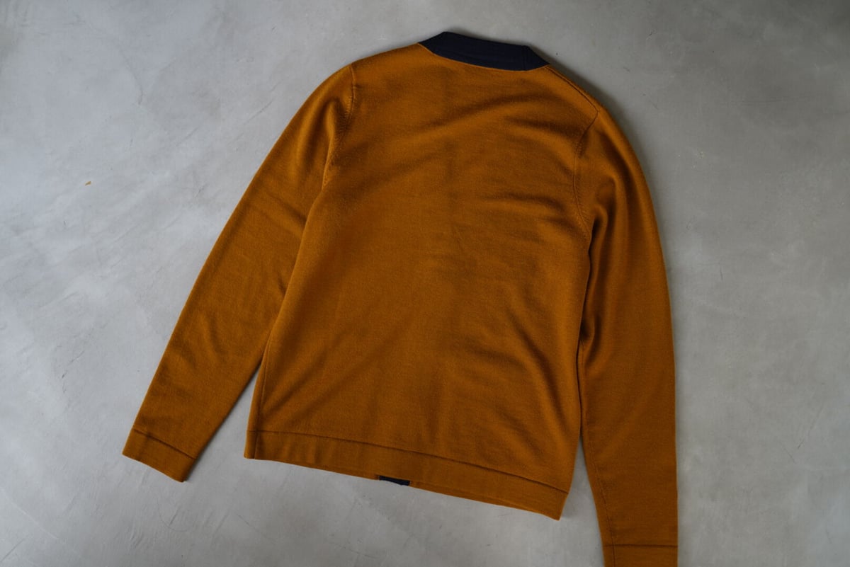 17aw DRIES VAN NOTEN ウールニットベスト グレー