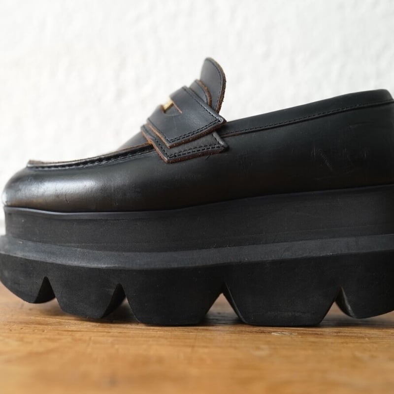 sacai 厚底コインローファー美品