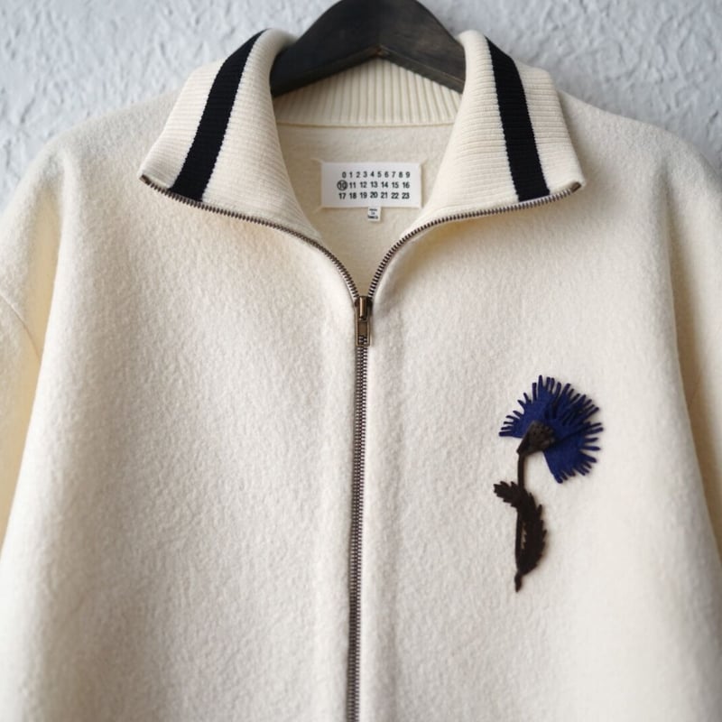 22SS ジップアップウールニットブルゾン / Maison Margiela(メゾン 
