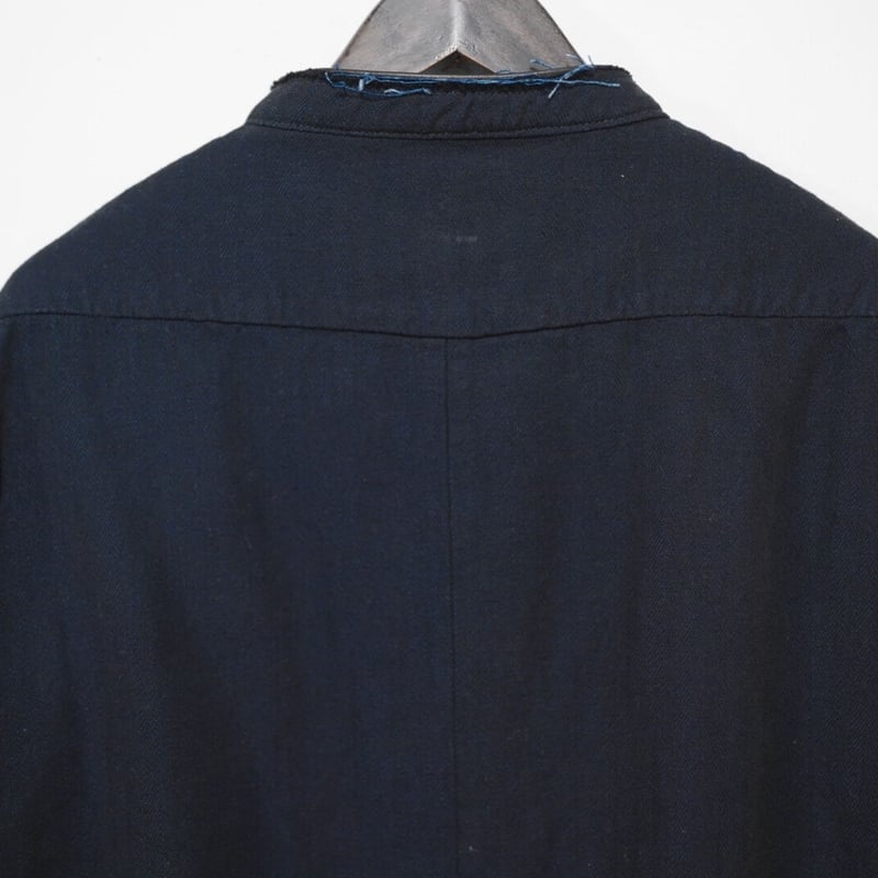 インディゴヘリンボーンシャツジャケット / MATiAS(マティアス) | D  