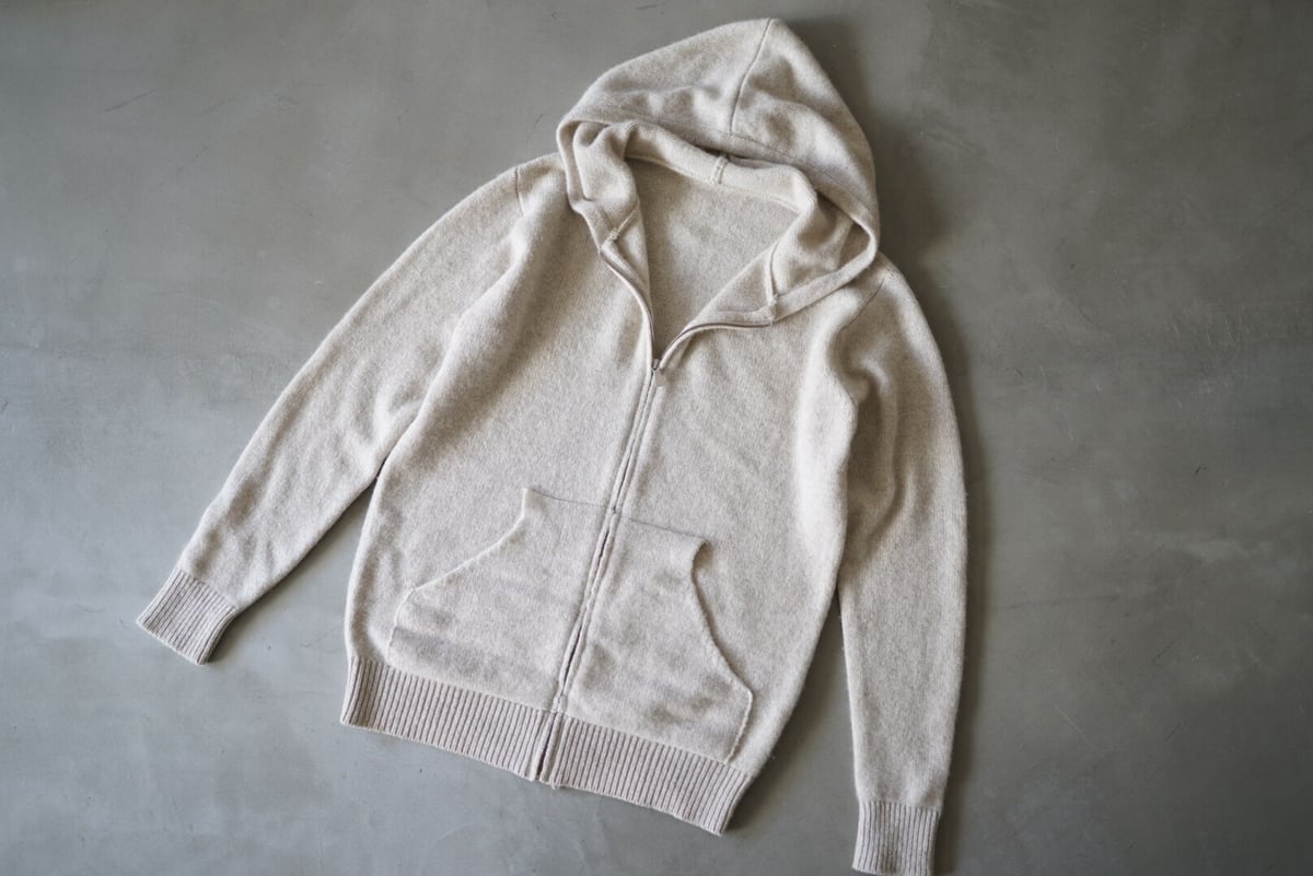 the elder statesman パーカー　コットンカシミア　21AW