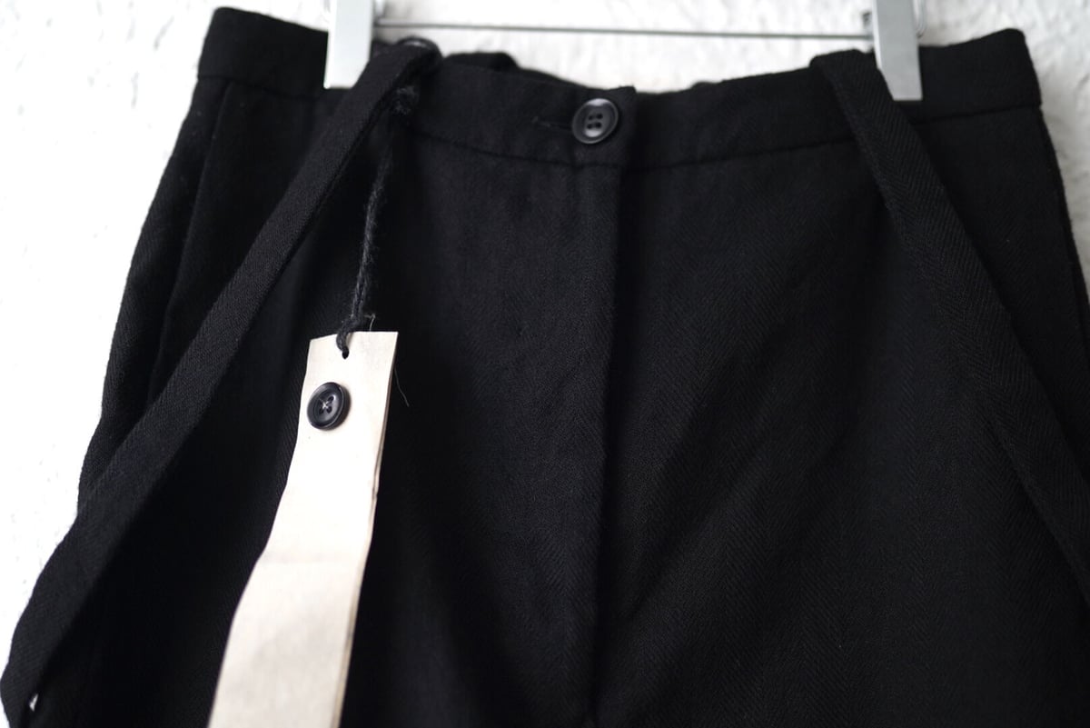 17AW BIEK VERSTAPPENサスペンダー サルエルパンツヘリンボーン 17AW BIEK VERSTAPPENサスペンダー サルエルパンツヘリンボーン