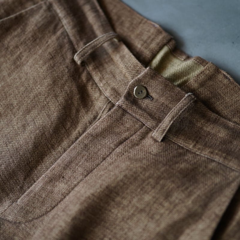17SS Work Pants コットンリネンワークパンツ / Araki Yuu(アラキユウ
