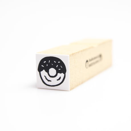 【ドーナツ15mm角】デザインはんこ15x15mm_R926