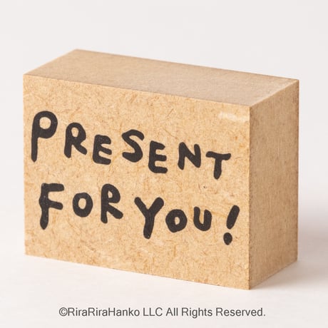 【PRESENT FOR YOU！】文字はんこ30x40mm_R526_o