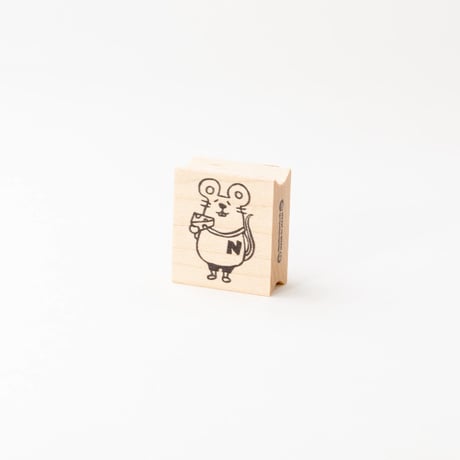 【ねず吉】デザインはんこ26x30mm_R971