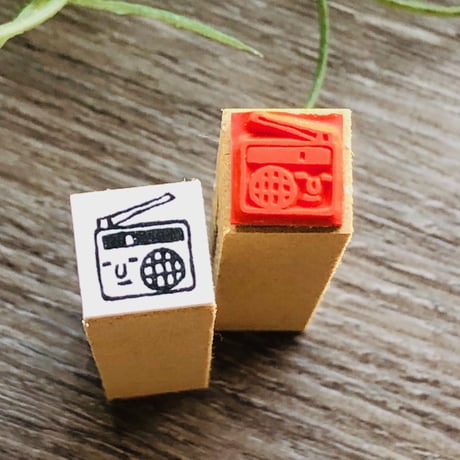 【ラジオ10mm角】絵文字はんこ10x10mm_R369