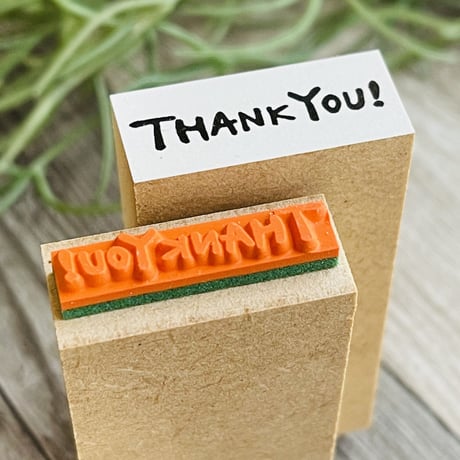 【THANK YOU!(小)】文字はんこ12x28mm_R519_o