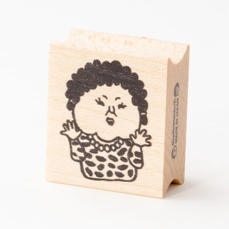【関さんの幼馴染みのよしこちゃん】デザインはんこ26x30mm_R962