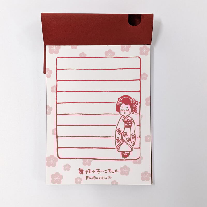 なくなり次第販売終了】【メモ帳】舞妓のまいこちゃんメモ帳＊100枚