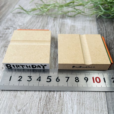 【BIRTHDAY】文字はんこ12x50mm_R478_o
