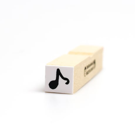 【音符10mm角】絵文字はんこ10x10mm_R906