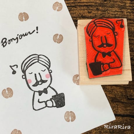 【マスター】デザインはんこ30x40mm_R278
