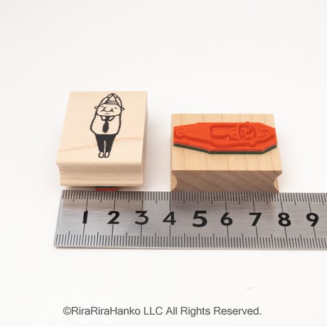 【岩井係長ののびーる】デザインはんこ30x40mm_R1044