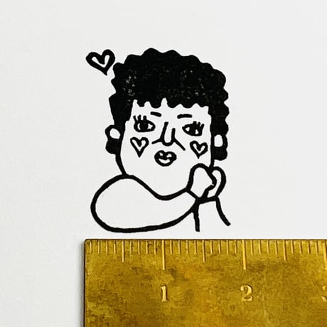 【関さんのええやん】デザインはんこ26x30mm_R687