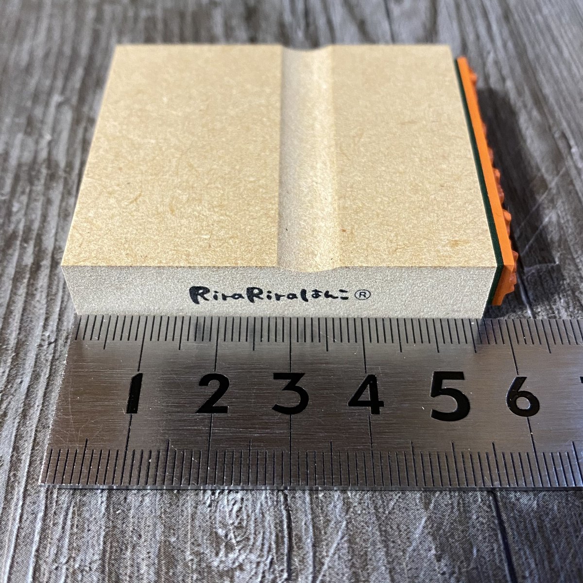 ありがとうございました(横書き)】文字はんこ12x50mm_R480_o | RiraRir