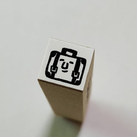 【旅行・旅・かばん】絵文字はんこ