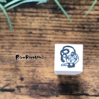 【6/14まで300円】  【新体操10mm角】絵文字はんこ10x10mm_R310