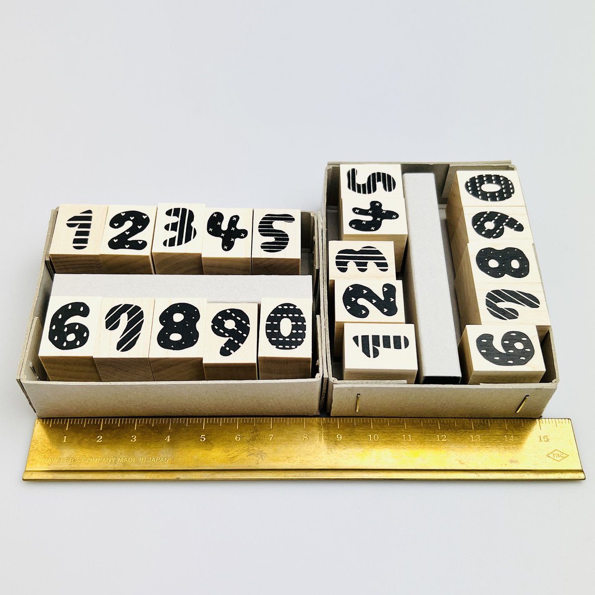 BIG数字セット】文字はんこ_RS028_y | RiraRiraはんこストア＊RiraRi