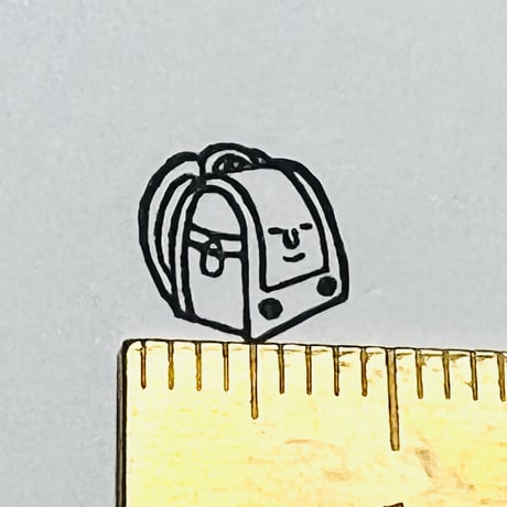 【ランドセル10mm角】絵文字はんこ10x10mm_R682