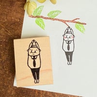 【岩井係長ののびーる】デザインはんこ30x40mm_R1044
