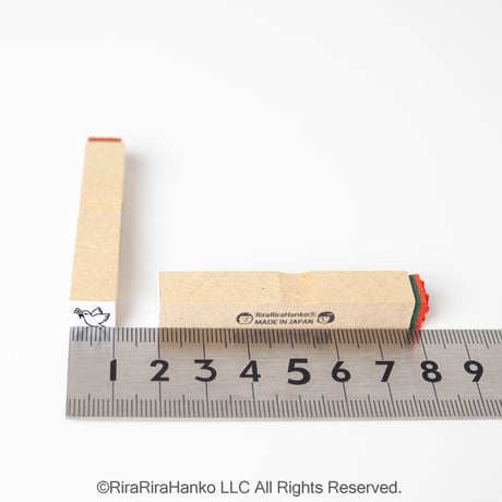 【ハトさん10mm角】絵文字はんこ10x10mm_R1296