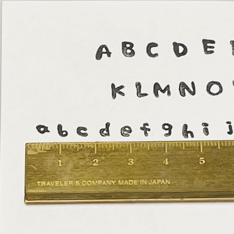 【アルファベットはんこセット】文字はんこ_SHG_A01