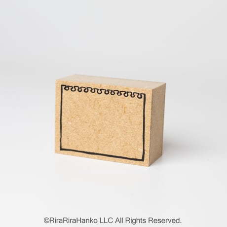 5月1日販売開始＊【スケッチブック枠（リニューアル）】枠はんこ30x40mm_R1306_o