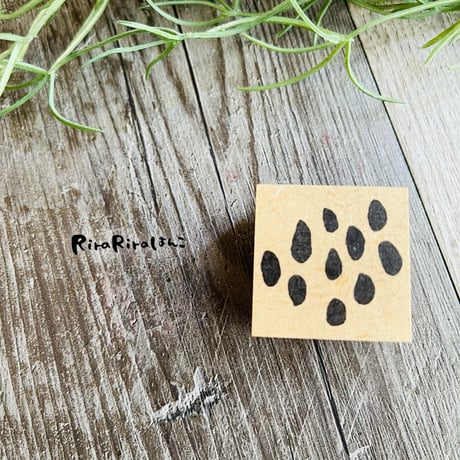 【ごまごま】模様はんこ30x30mm_R522_o