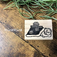 【岩井係長のこたつ】デザインはんこ30x40mm_R245