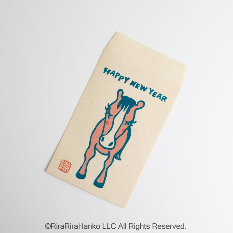 うまのキャンベルちゃん】お年玉ポチ袋2026＊5柄各1枚入り＊P94