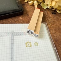 【旅行・旅・かばん】絵文字はんこ