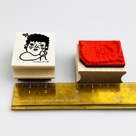 【関さんのええやん】デザインはんこ26x30mm_R687