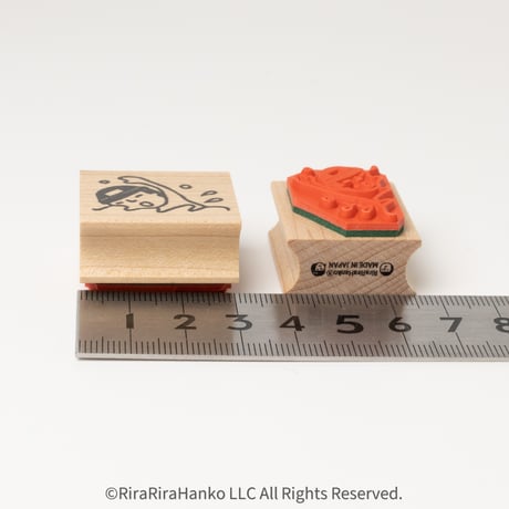 【クロールまもるくん】デザインはんこ26x30mm_R1102