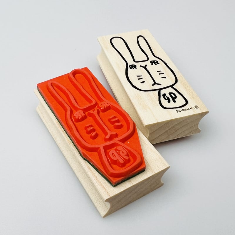 【994】ラバースタンプ  空中ぶら～んこ ブラウニー 994】ラバースタンプ 空中ぶら～んこ ブラウニー