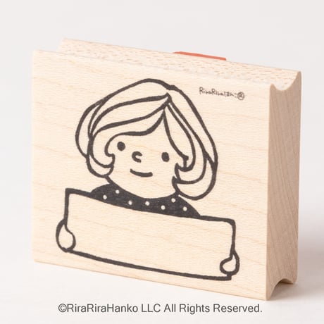 【マロンちゃんのサインボード】便利はんこ40x48mm_R039