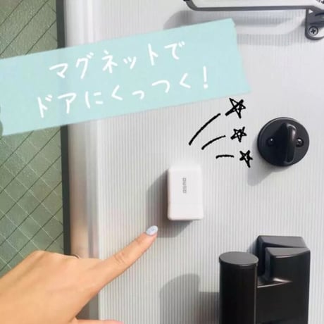 【20mm角】ドアにくっつく！ハコくん受領印＊名入れオーダー【赤インク】＊OSMO_056_2020_R