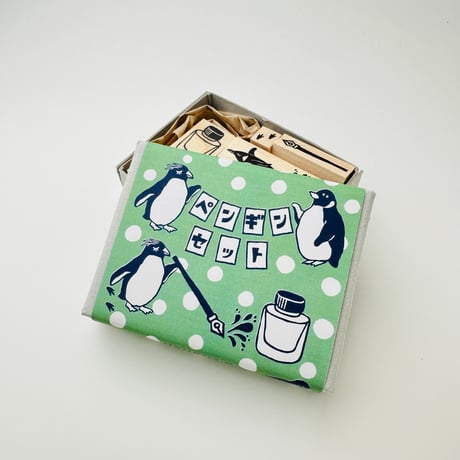 【50％ OFF SALE 】 【ペンギンはんこセット】デザインはんこ_RS045_y