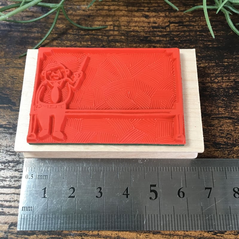 【578】ラバースタンプ  フードちゃん 578】ラバースタンプ フードちゃん