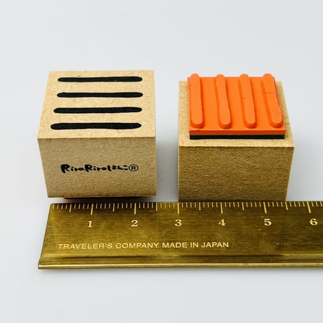 【うね縞】模様はんこ25x25mm_R580_o