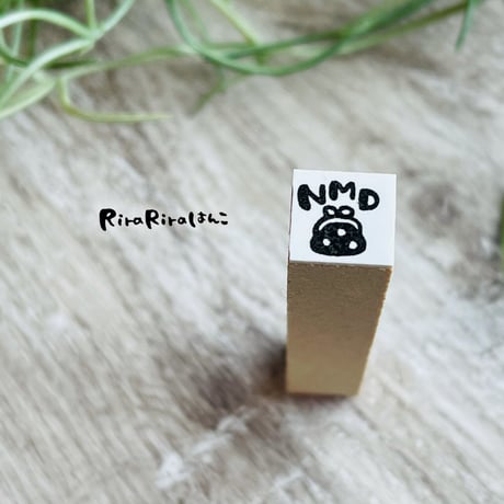 【NMD・ノーマネーデー10mm角】絵文字はんこ10x10mm_R535