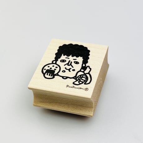 【関さんのもぐもぐ】デザインはんこ26x30mm_R684