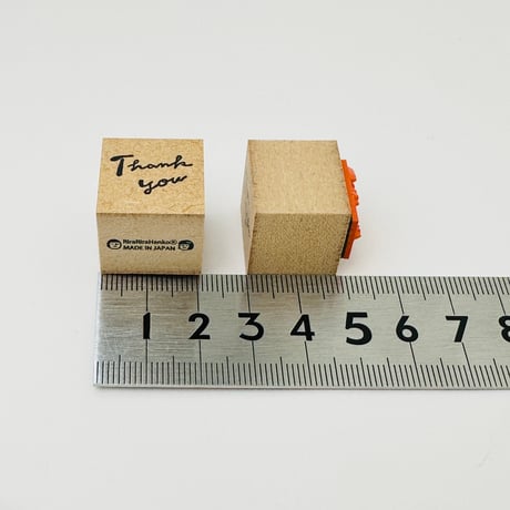 【【ミニ文字セット】Thank you & For youセット【20mm角】】はんこセット_RS052