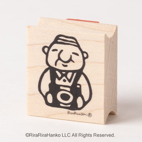 【岩井係長のカメラ】デザインはんこ26x30mm_R541