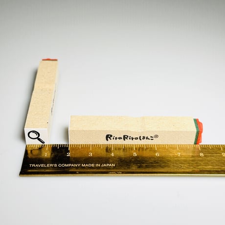 【虫メガネ・検索10mm角】絵文字はんこ10x10mm_R796