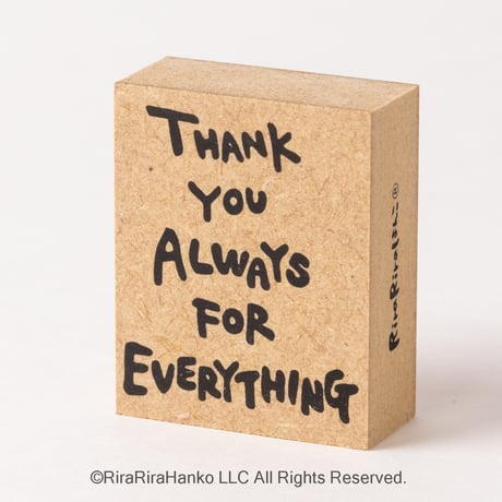 【THANK YOU ALWAYS FOR EVERYTHING】文字はんこ40x50mm_R527_o